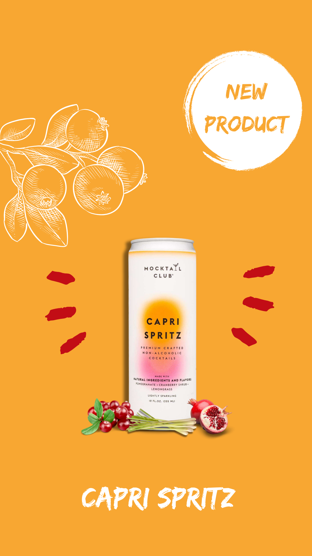 Capri Spritz (12 oz) | Mocktail Club