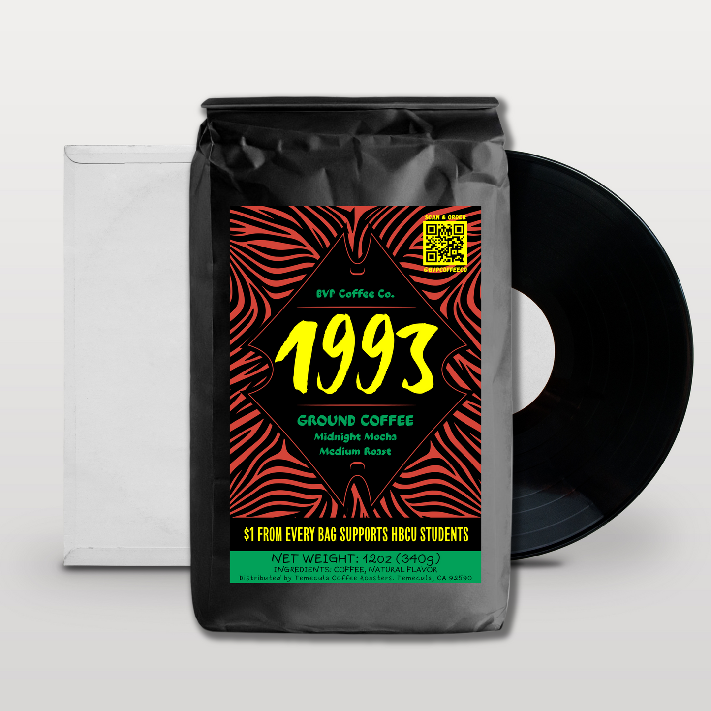 LIMITED EDITION | 1993 | Midnight Mocha | Natural Chocolate Flavor | Coarse Ground Coffee