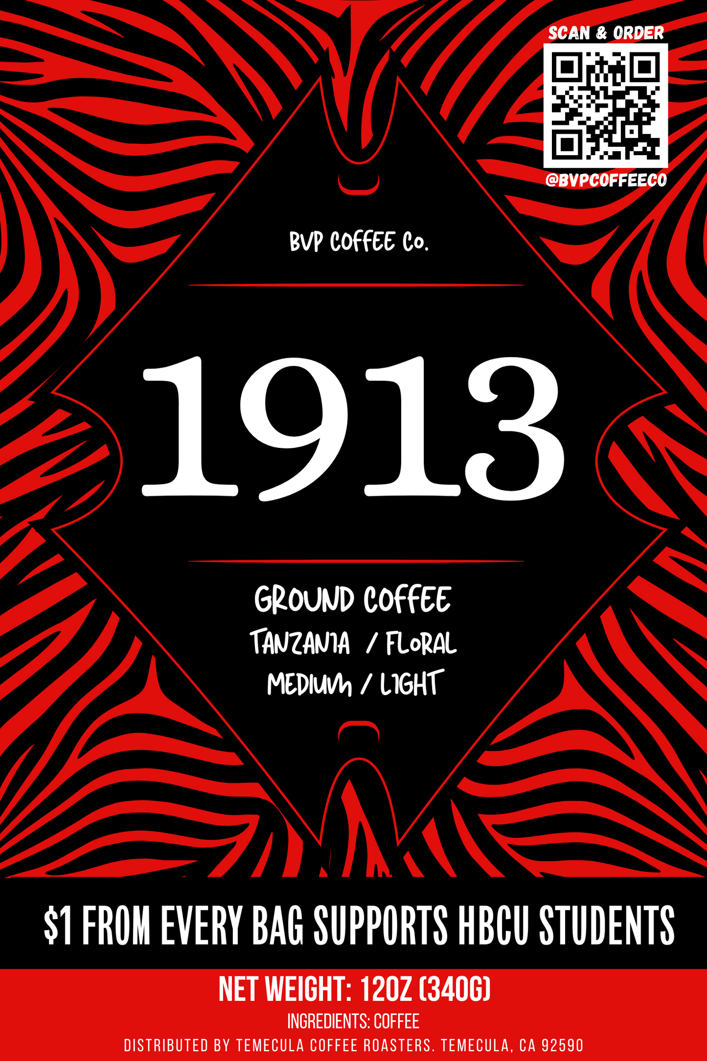Black Sorority Gifts | 1913 | Tanzania | Ground Coffee