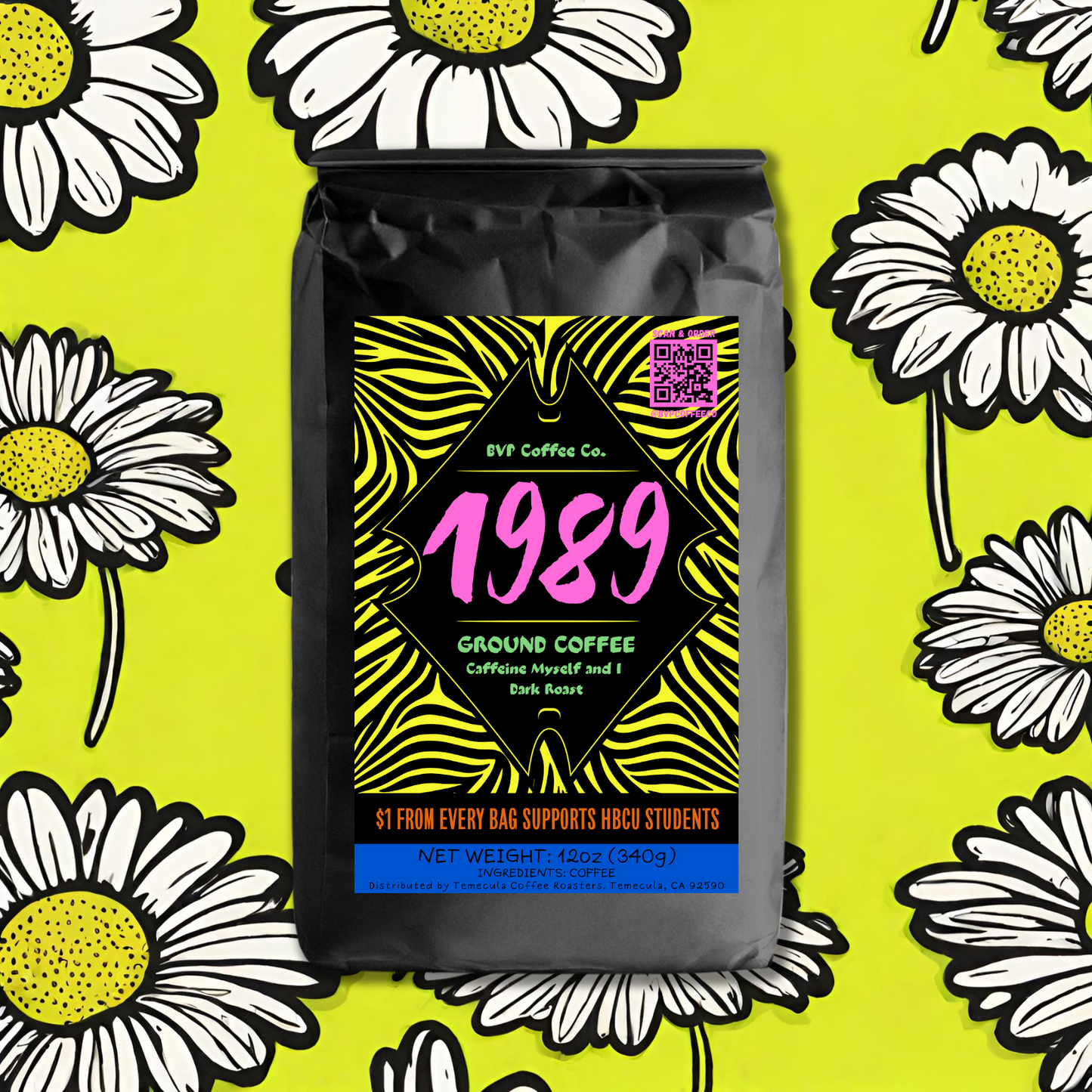 LIMITED EDITION | 1989 | Caffeine Myself and I | Dark Roast | Ground Coffee