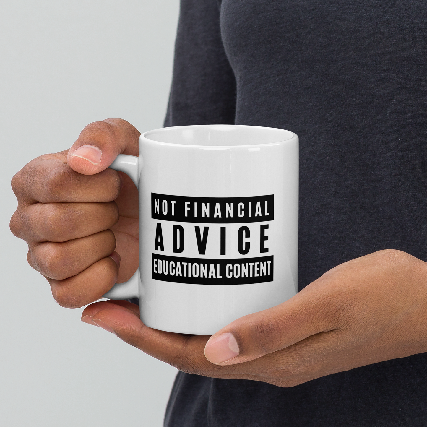 Glossy White Disclaimer Mug