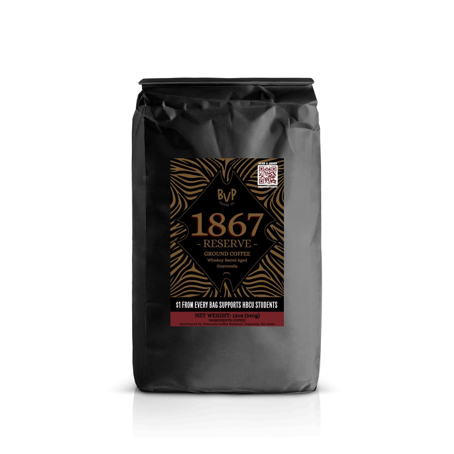 1867 Reserve | Whiskey Barrel Aged | Cold Brew | Ground Coffee