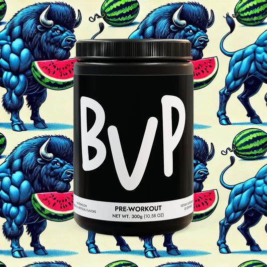 Bison Energy | Pre-Workout Supplement, Watermelon (300g, 10.58oz)