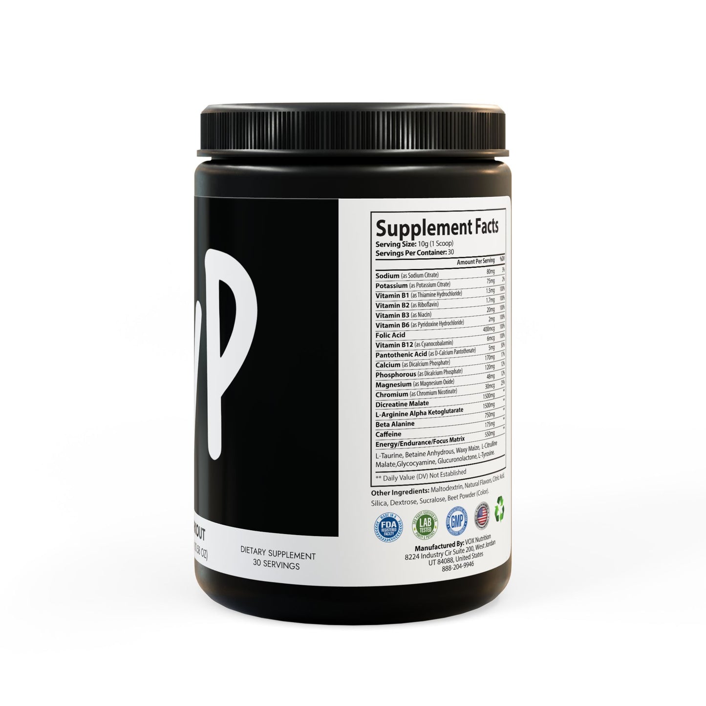 Bison Energy | Pre-Workout Supplement, Watermelon (300g, 10.58oz)