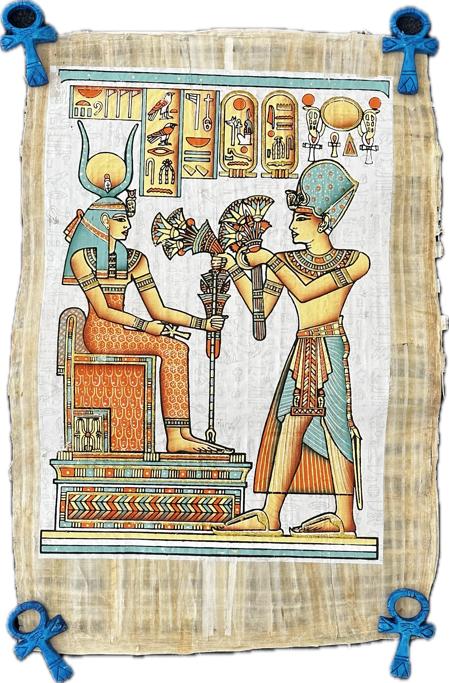 "The Royal Offering" – Handcrafted Egyptian Papyrus