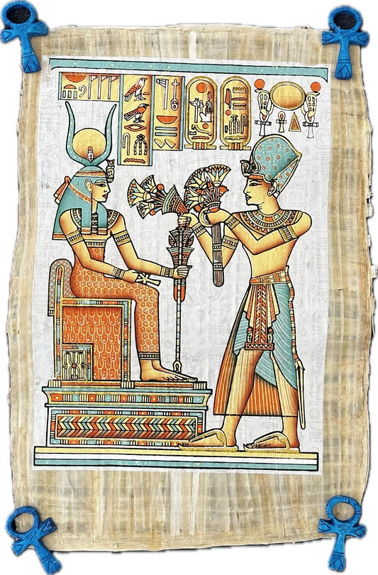 "The Royal Offering" – Handcrafted Egyptian Papyrus