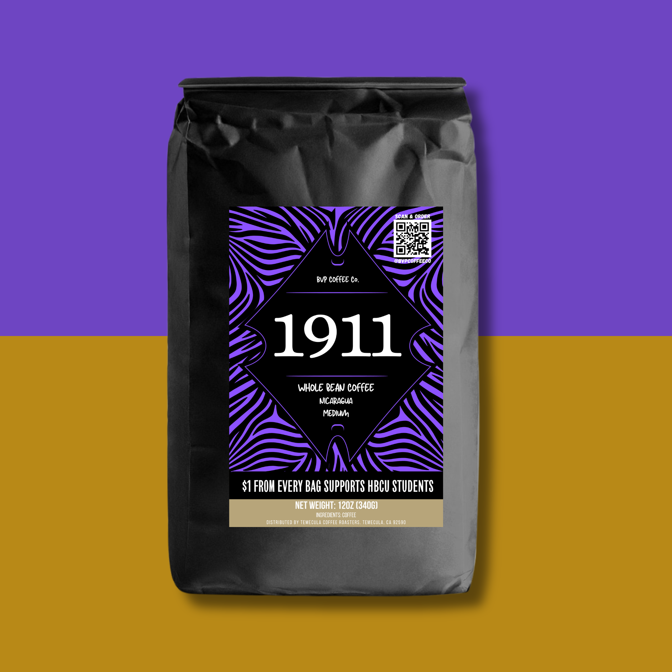 Black Fraternity Gifts | 1911 | Nicaragua | Whole Bean Coffee