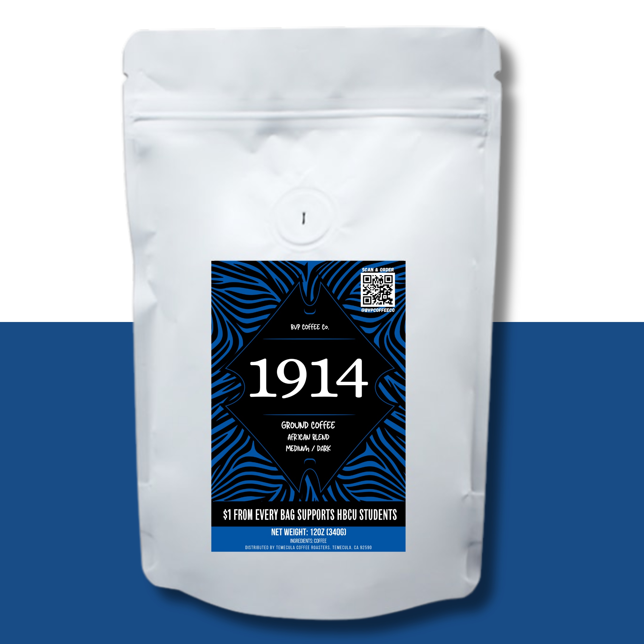 Black Fraternity Gifts | 1914 | African Blend | Ground Coffee