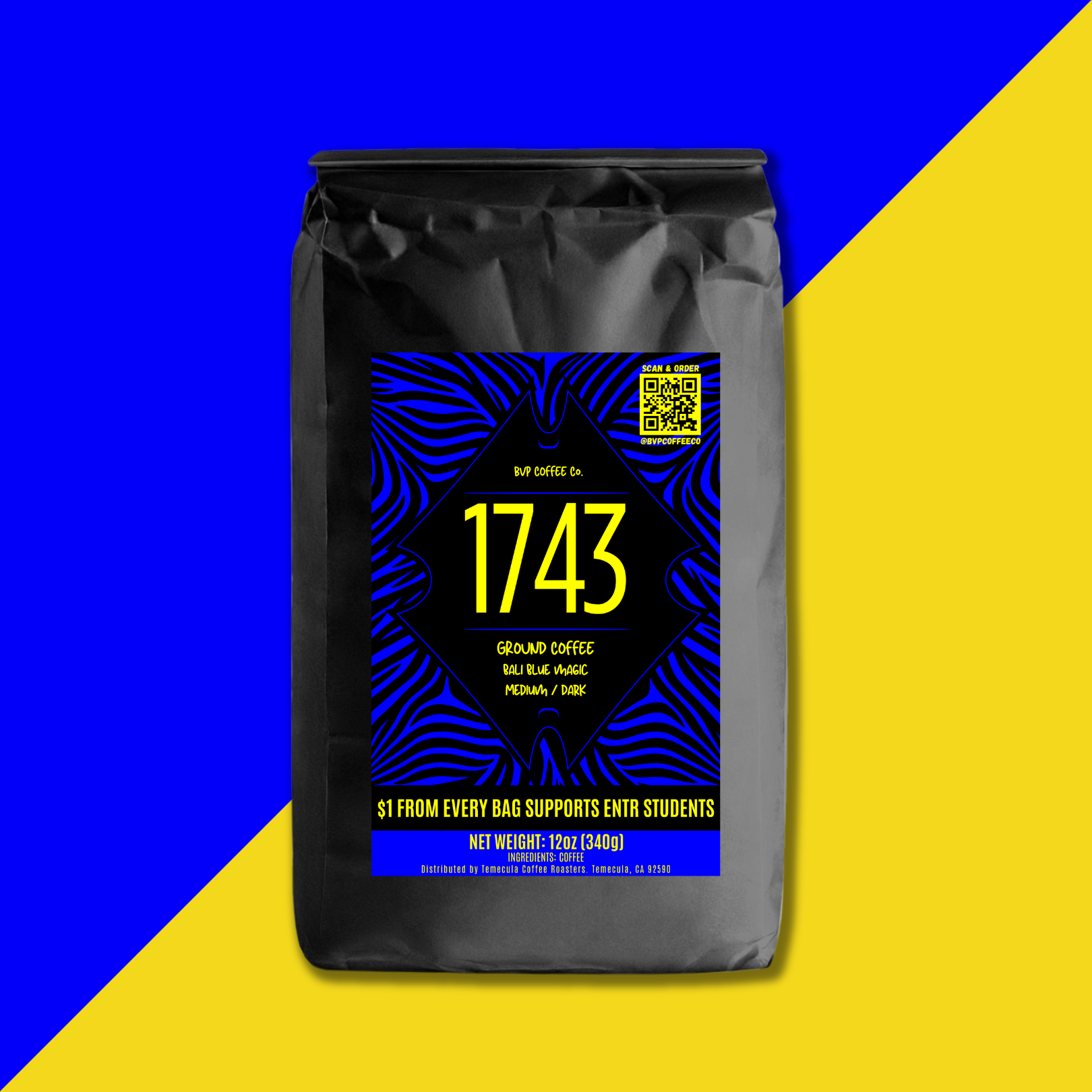 1743 | Bali Blue Magic | Medium / Dark Blend | Ground Coffee