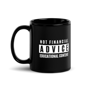 Open image in slideshow, Glossy Black Disclaimer Mug
