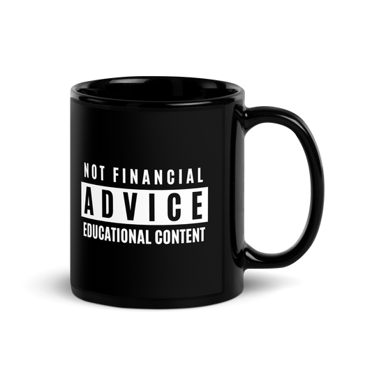 Glossy Black Disclaimer Mug