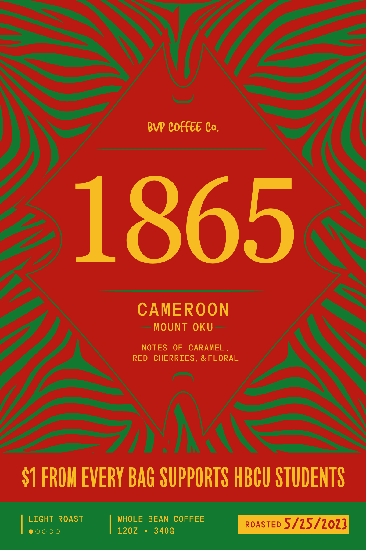 1865 | Juneteenth | Cameroon | Light Roast | Coarse Grind