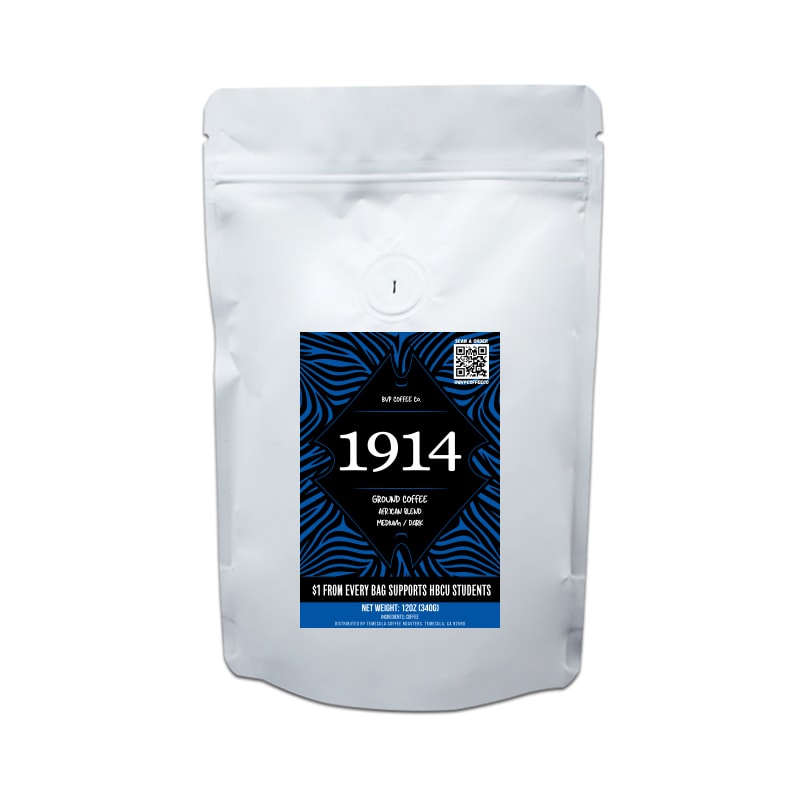 Black Fraternity Gifts | 1914 | African Blend | Ground Coffee