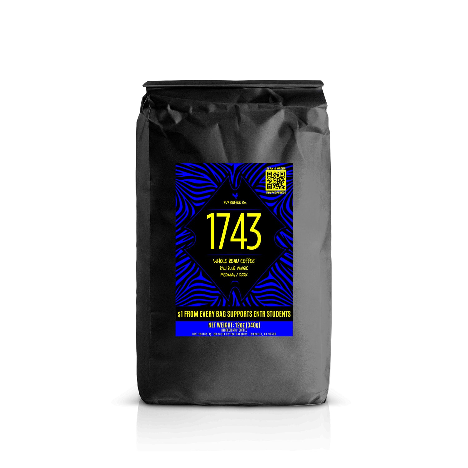 1743 | Bali Blue Magic | Medium / Dark Blend | Whole Beans